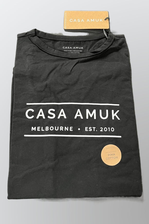 Casa Amuk WOMENS HERITAGE LOGO TEE - BLACK, WOMENS TEES & TANKS, CASA AMUK, Elwood 101