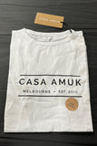 Casa Amuk WOMENS HERITAGE LOGO TEE - WHITE, WOMENS TEES & TANKS, CASA AMUK, Elwood 101