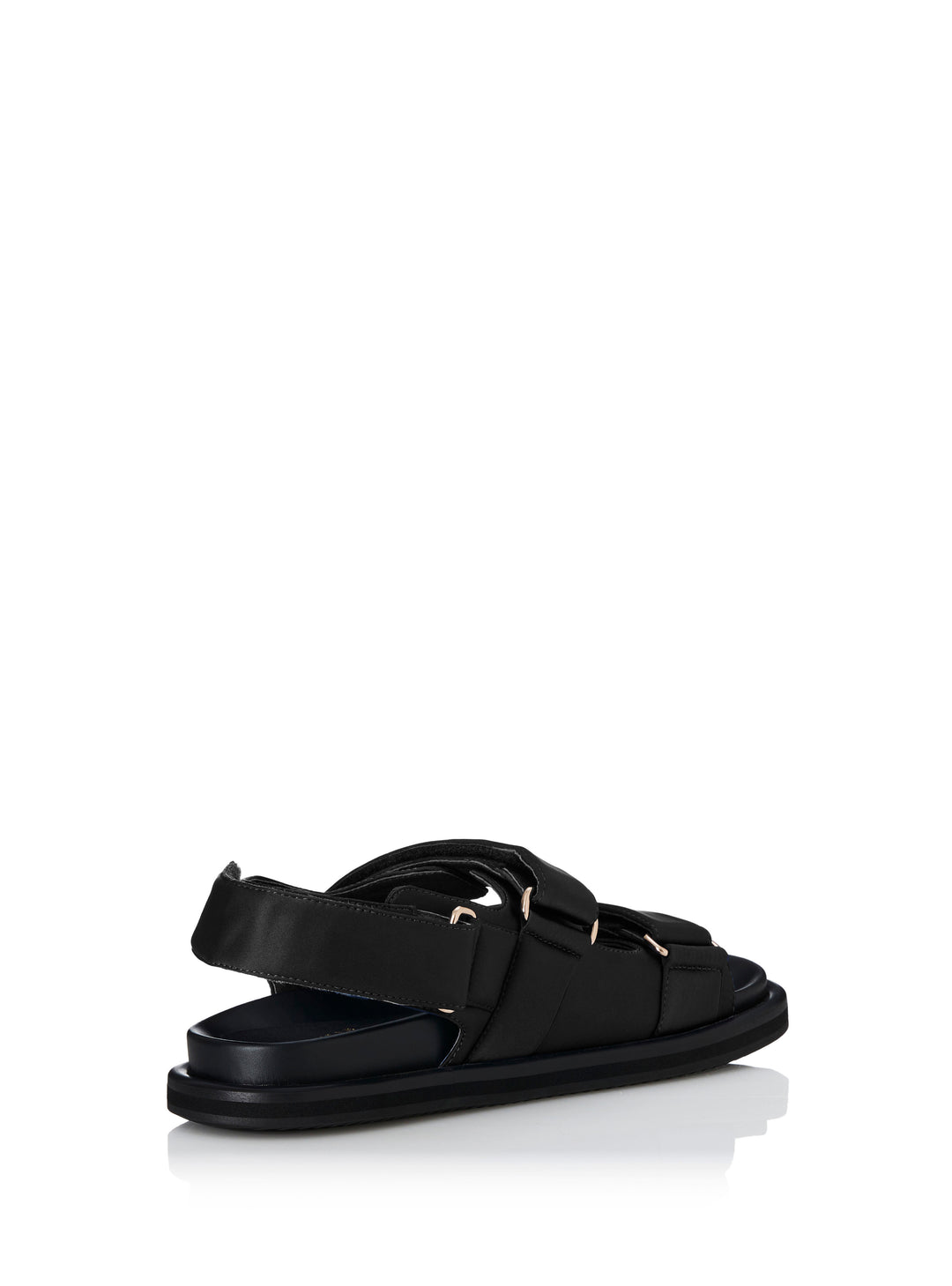 ALIAS MAE Womens Darcy Sandals - Black Satin, WOMENS SHOES, ALIAS MAE, Elwood 101