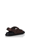 ALIAS MAE Womens Darcy Sandals - Choc Satin, WOMENS SHOES, ALIAS MAE, Elwood 101