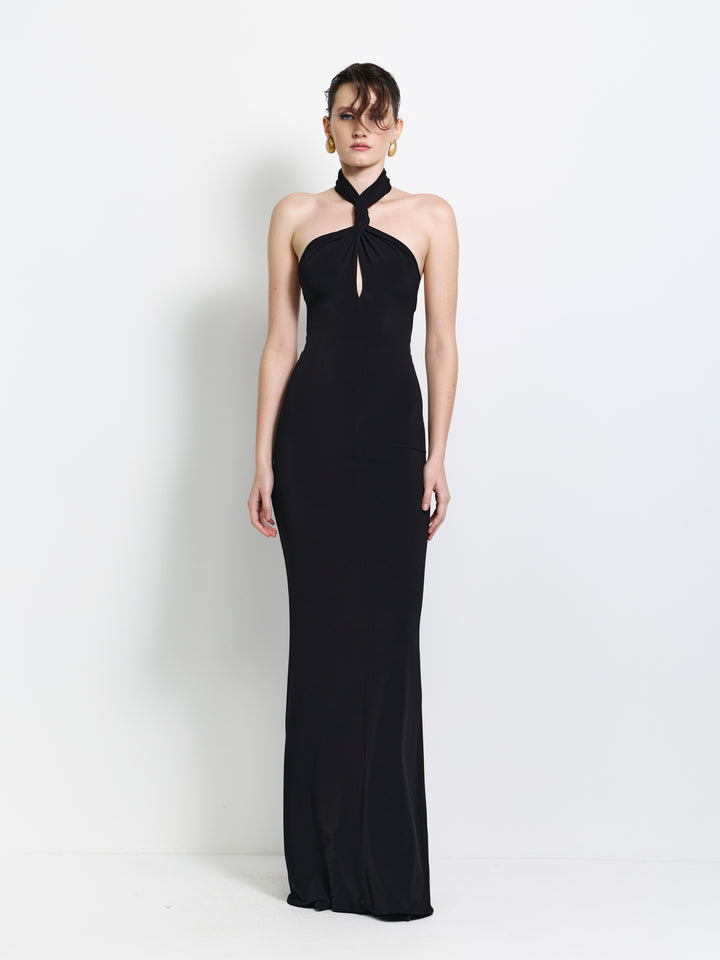 EFFIE KATS Womens Idella Gown in Black