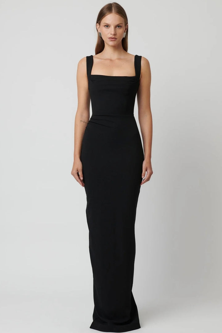 EFFIE KATS Womens Marbella Gown - Black, WOMENS DRESSES, EFFIE KATS, Elwood 101