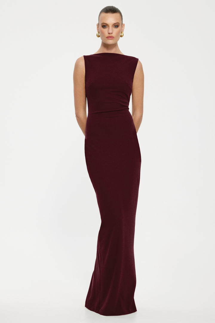 EFFIE KATS Womens Verona Gown Wine