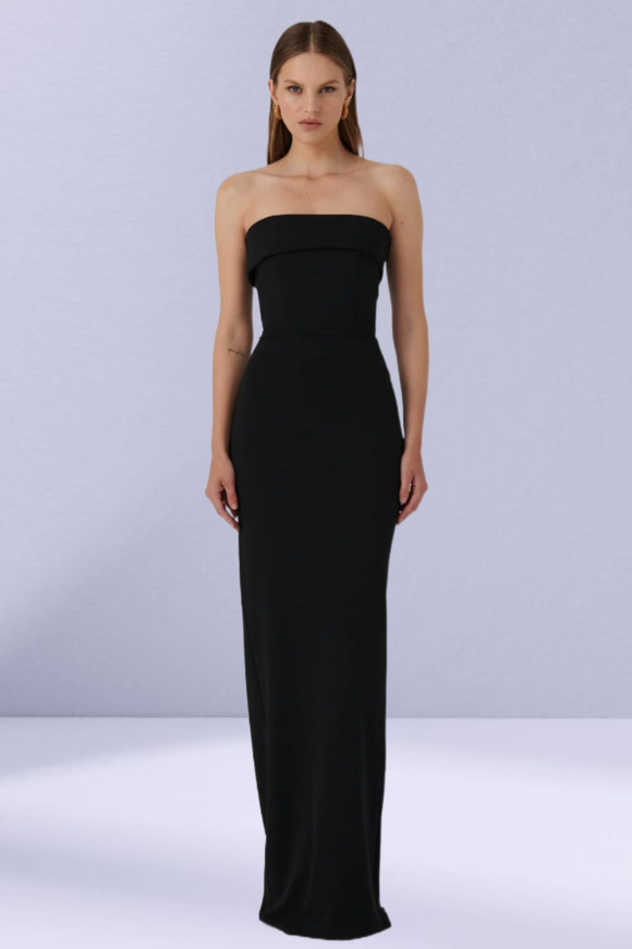 EFFIE KATS Womens Monroe Gown - Black