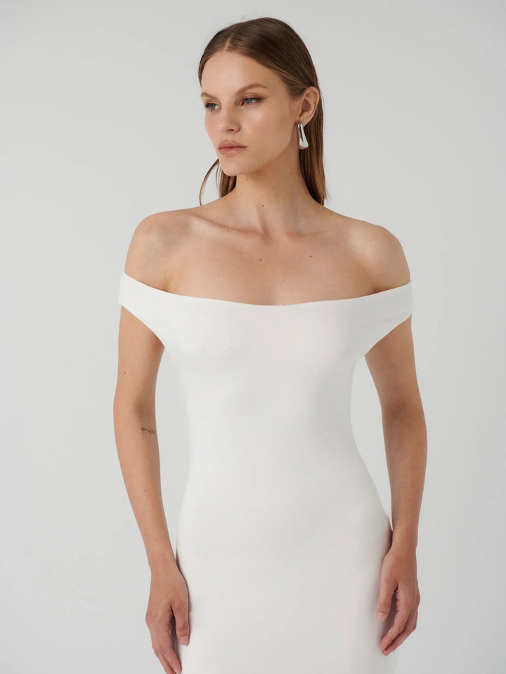EFFIE KATS Womens Adalee Maxi Dress - Vanilla, WOMENS DRESSES, EFFIE KATS, Elwood 101