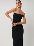 EFFIE KATS Womens Danna Dress - Black Crepe, WOMENS DRESSES, EFFIE KATS, Elwood 101