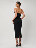 EFFIE KATS Womens Danna Dress - Black Crepe, WOMENS DRESSES, EFFIE KATS, Elwood 101
