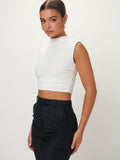 EFFIE KATS Womens Kira Top - White, WOMENS TOPS & SHIRTS, EFFIE KATS, Elwood 101