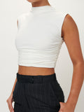 EFFIE KATS Womens Kira Top - White, WOMENS TOPS & SHIRTS, EFFIE KATS, Elwood 101