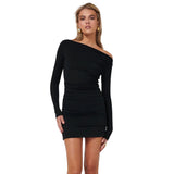 EFFIE KATS Womens Vera Mini Dress - Black, WOMENS DRESSES, EFFIE KATS, Elwood 101