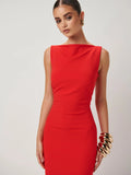 EFFIE KATS Womens Verona Gown - Red, WOMENS DRESSES, EFFIE KATS, Elwood 101