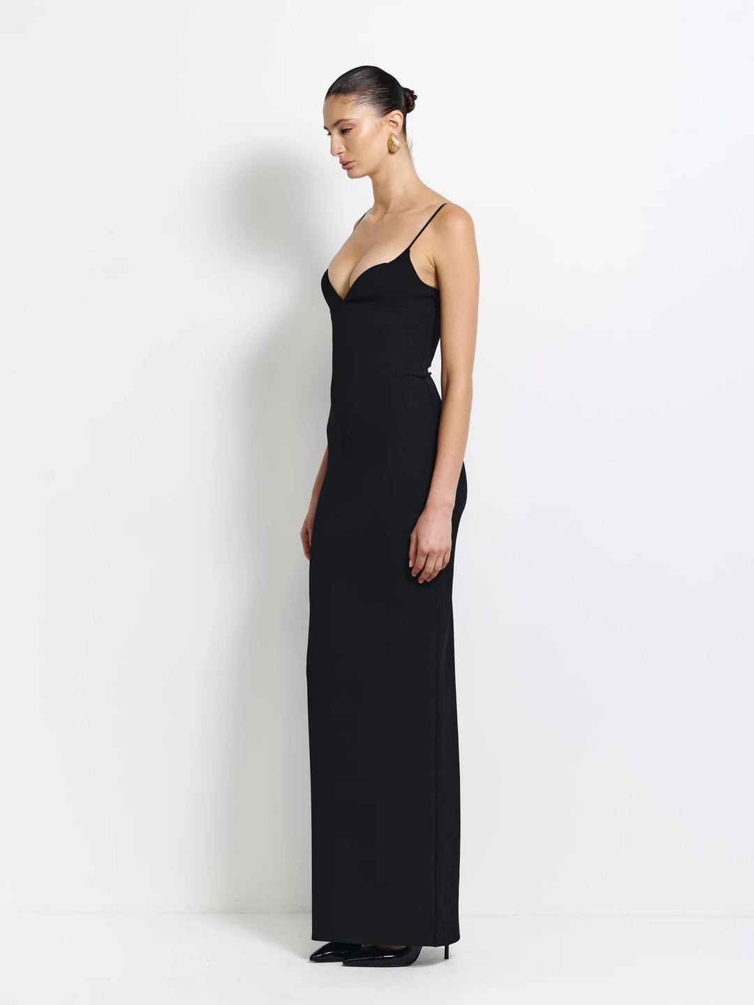 EFFIE KATS Womens Azura Gown in Black