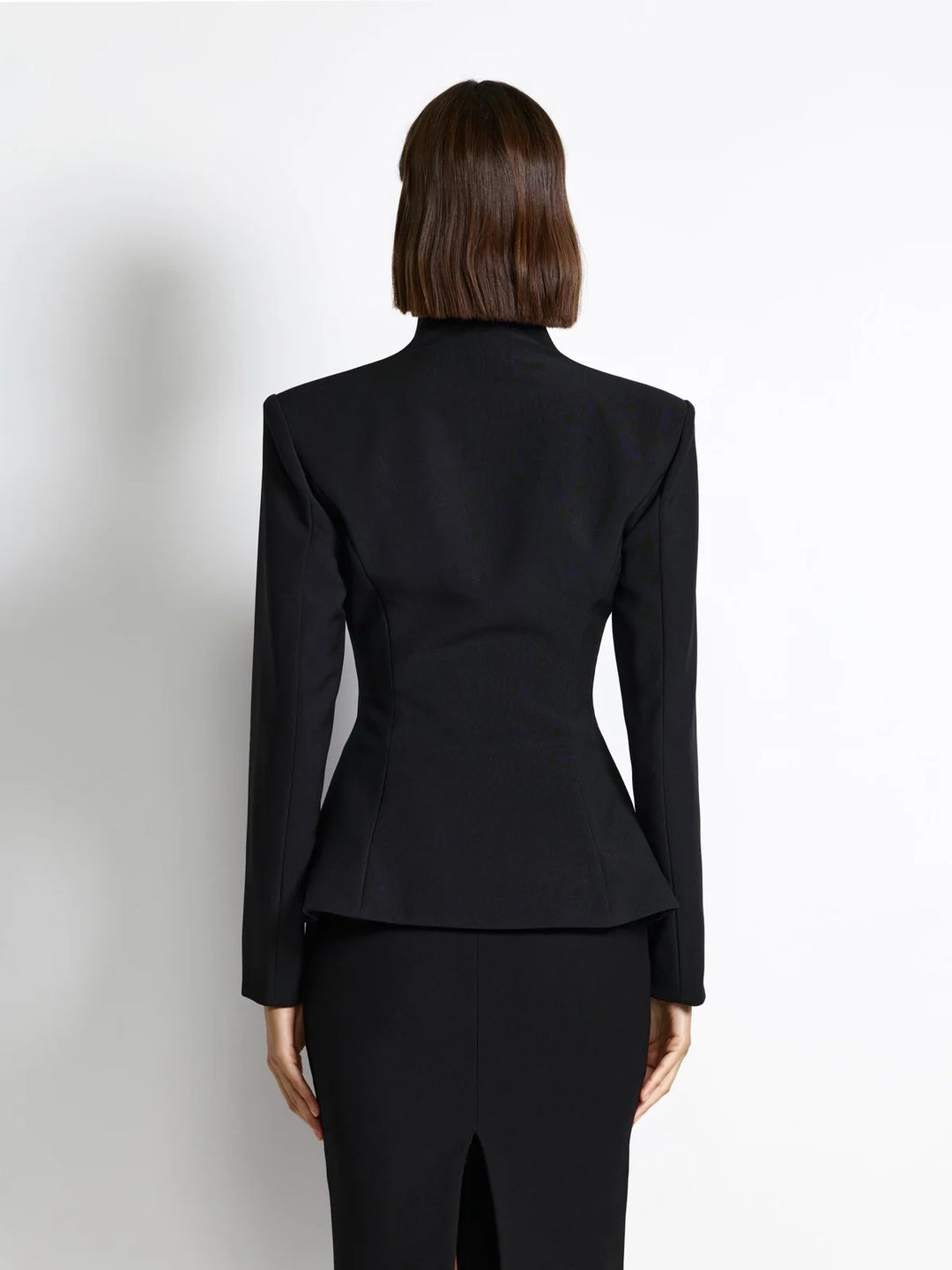 EFFIE KATS Womens Bowie Blazer in Black