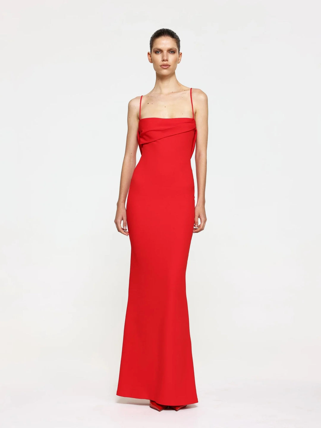 EFFIE KATS Womens Havilland Gown - Cherry Red, WOMENS DRESSES, EFFIE KATS, Elwood 101