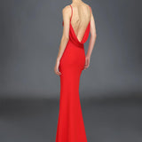 EFFIE KATS Womens Havilland Gown - Cherry Red