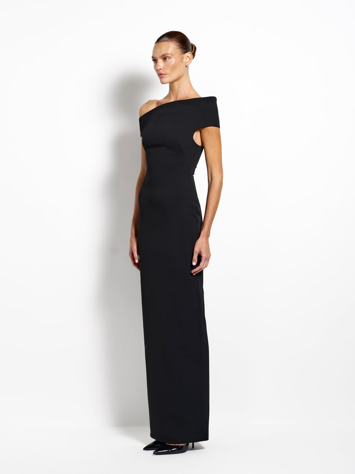 EFFIE KATS Womens Hayes Gown in Black, WOMENS DRESSES, EFFIE KATS, Elwood 101