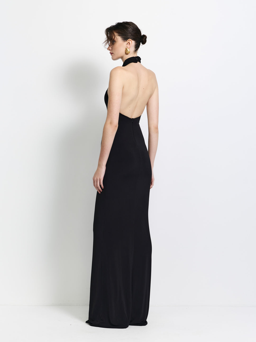 EFFIE KATS Womens Idella Gown in Black
