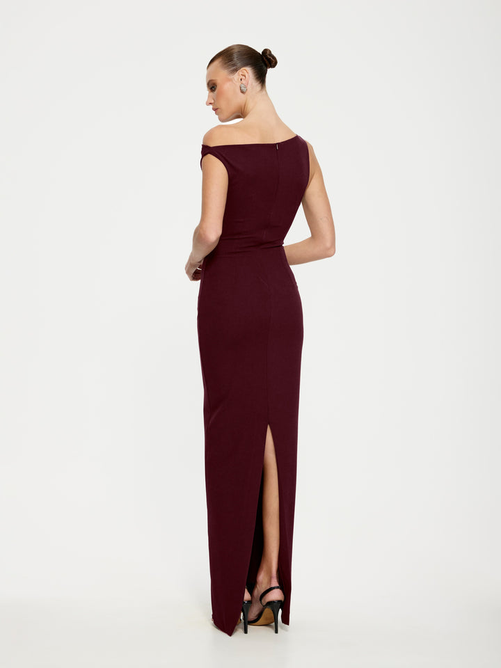 EFFIE KATS Womens Inaya Gown Wine