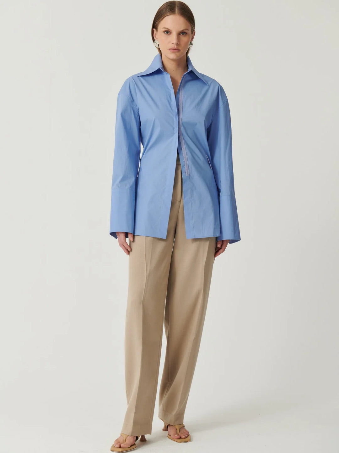 EFFIE KATS Womens Kalisha Shirt - Blue, WOMENS TOPS & SHIRTS, EFFIE KATS, Elwood 101