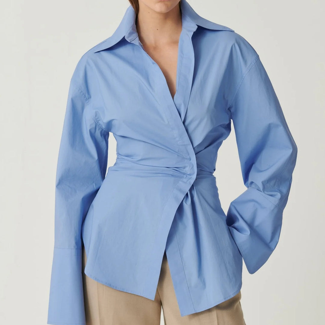 EFFIE KATS Womens Kalisha Shirt - Blue, WOMENS TOPS & SHIRTS, EFFIE KATS, Elwood 101