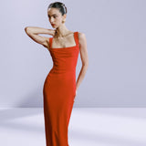 EFFIE KATS Womens Marbella Gown - Cherry Red, WOMENS DRESSES, EFFIE KATS, Elwood 101
