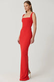EFFIE KATS Womens Marbella Gown - Cherry Red, WOMENS DRESSES, EFFIE KATS, Elwood 101
