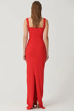 EFFIE KATS Womens Marbella Gown - Cherry Red, WOMENS DRESSES, EFFIE KATS, Elwood 101