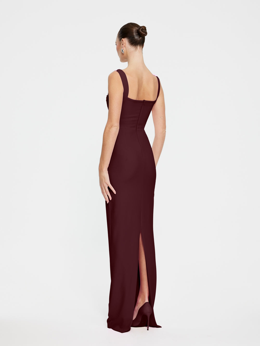 EFFIE KATS Womens Marbella Gown Wine