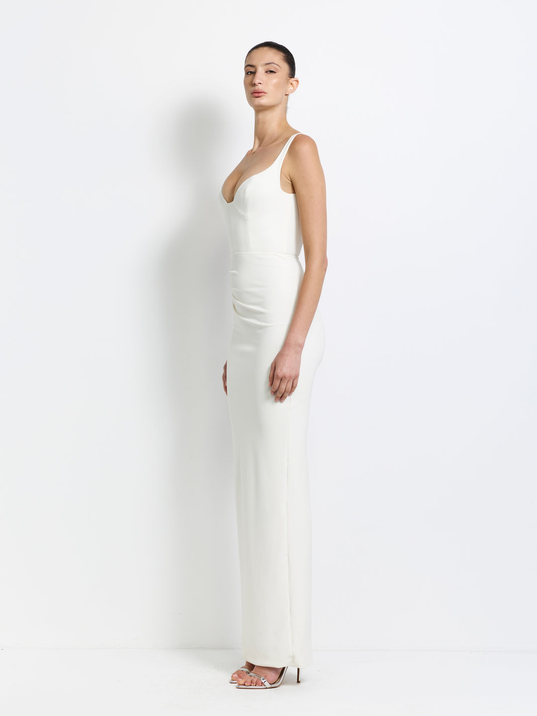 EFFIE KATS Womens Pearl Gown in Ivory