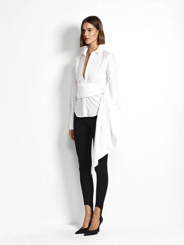 EFFIE KATS Womens Phillipa Shirt in White