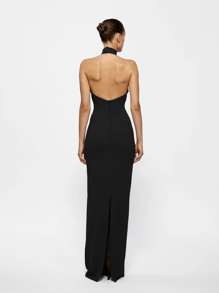 EFFIE KATS Womens Rhi Gown in Black