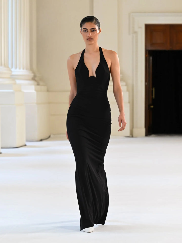 EFFIE KATS Womens Starla Gown in Black