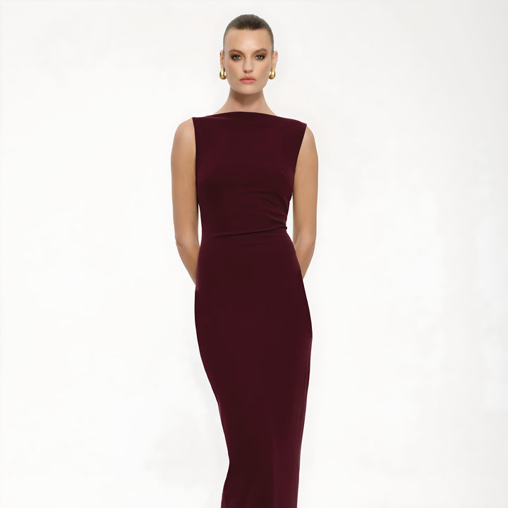 EFFIE KATS Womens Verona Gown Wine