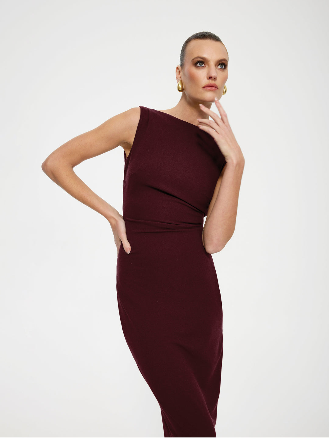 EFFIE KATS Womens Verona Gown Wine