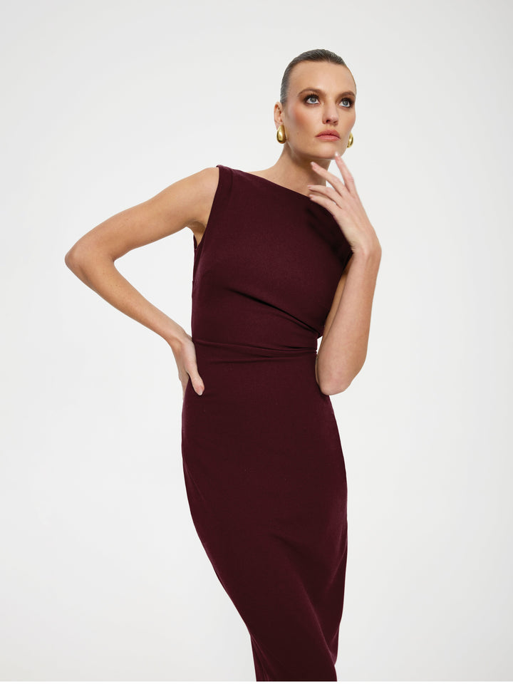 EFFIE KATS Womens Verona Gown Wine