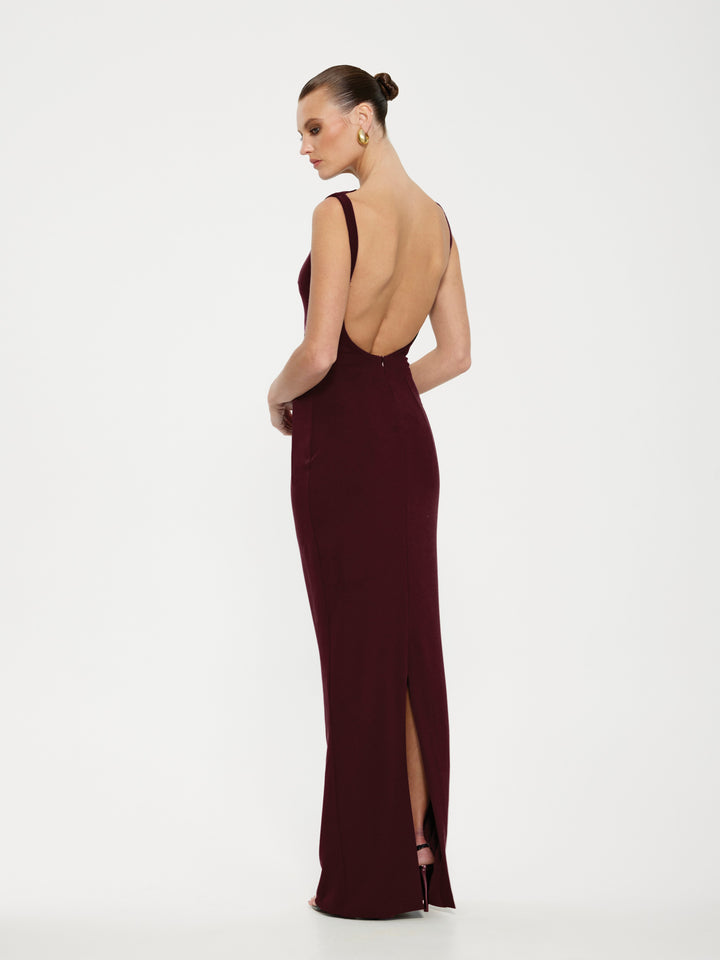 EFFIE KATS Womens Verona Gown Wine