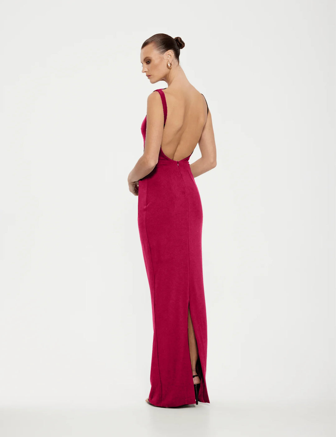 EFFIE KATS Verona Gown in Raspberry - Formal Evening Dress Wedding Guest