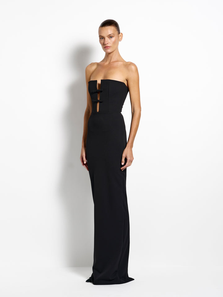 EFFIE KATS Womens Addison Gown in Black, WOMENS DRESSES, EFFIE KATS, Elwood 101
