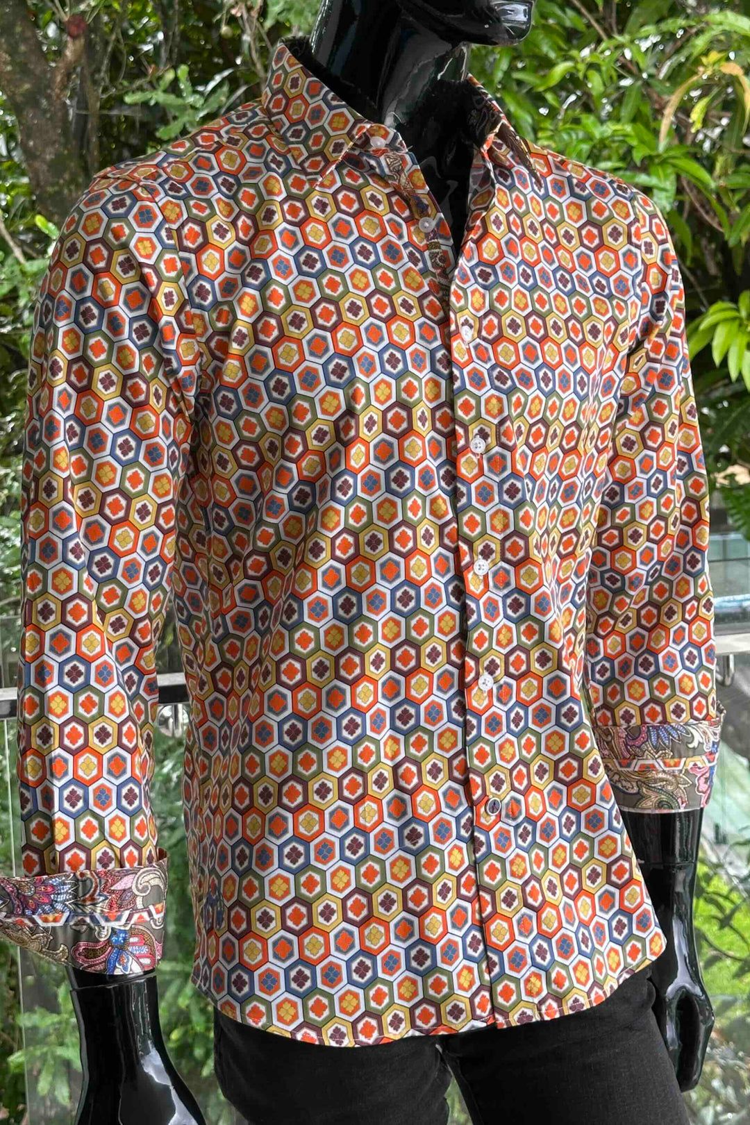ENGLISH LAUNDRY Mens Derby Long Sleeve Shirt in Multi, MENS SHIRTS, ENGLISH LAUNDRY, Elwood 101