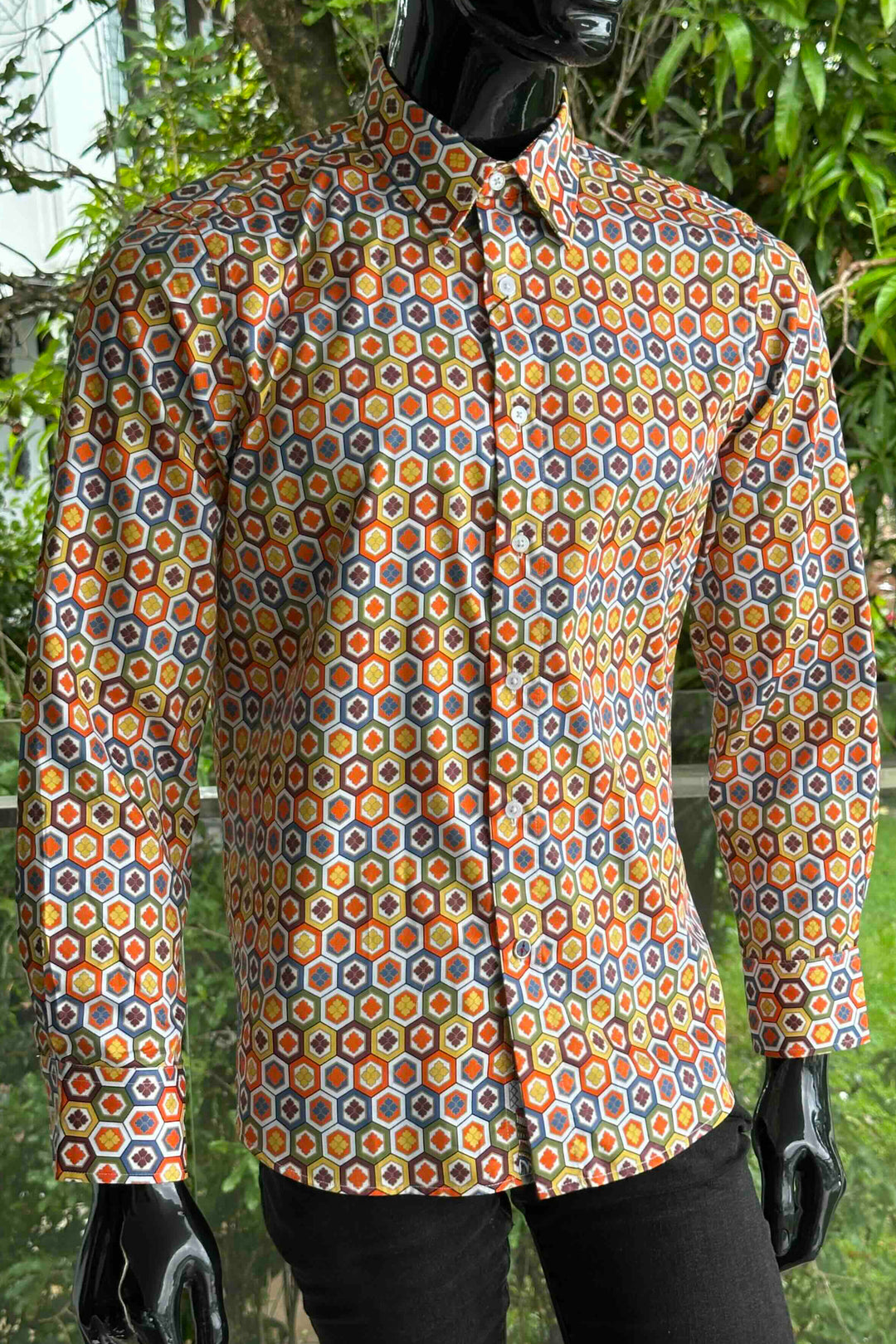 ENGLISH LAUNDRY Mens Derby Long Sleeve Shirt in Multi, MENS SHIRTS, ENGLISH LAUNDRY, Elwood 101