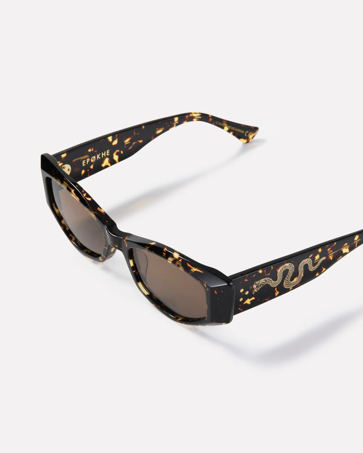 EPOKHE Guilty - Crystal Dark Tortoise Polished / Brown Polarized, SUNGLASSES UNISEX, EPOKHE, Elwood 101