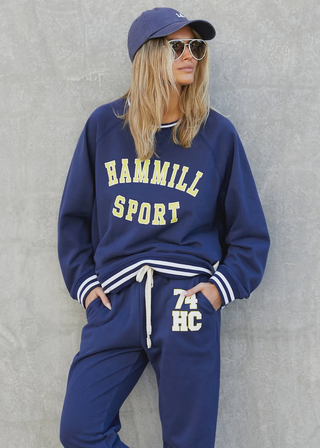 HAMMILL & CO Womens 74 Hammill Sport Sweat in Navy, WOMENS KNITS & SWEATERS, CAT HAMMILL, Elwood 101