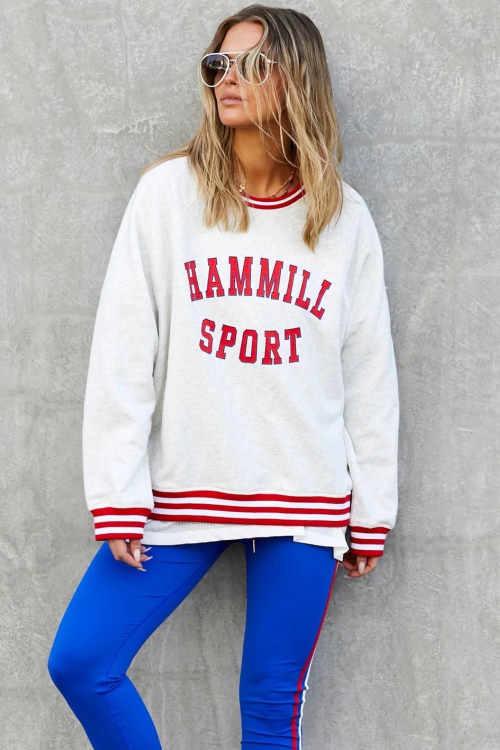HAMMILL & CO Womens 74 Hammill Sport Sweat in Oatmeal, WOMENS KNITS & SWEATERS, CAT HAMMILL, Elwood 101