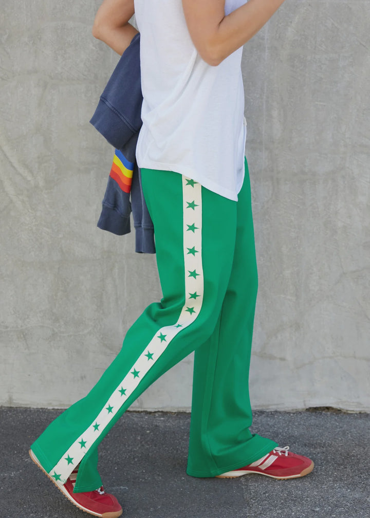 HAMMILL & Co Womens Superstar Sport Pant in Green, WOMENS TRACK PANTS, CAT HAMMILL, Elwood 101