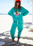 HAMMILL & CO Womens 1970 Beach Vintage Sweat - Faded Jade, WOMENS KNITS & SWEATERS, CAT HAMMILL, Elwood 101