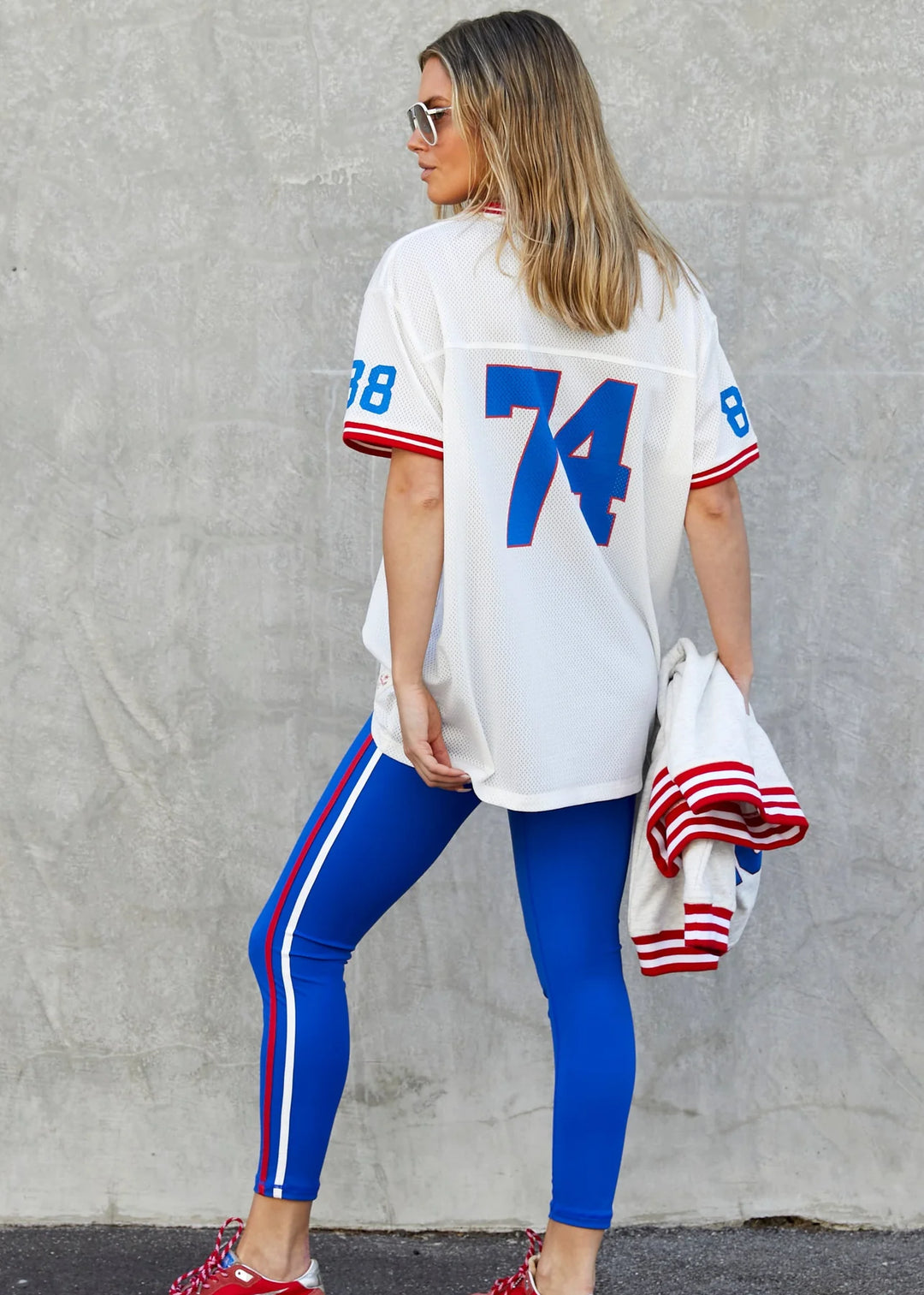 HAMMILL & CO Womens 74 Hammill Sport Mesh Tee in White, WOMENS TEES & TANKS, CAT HAMMILL, Elwood 101