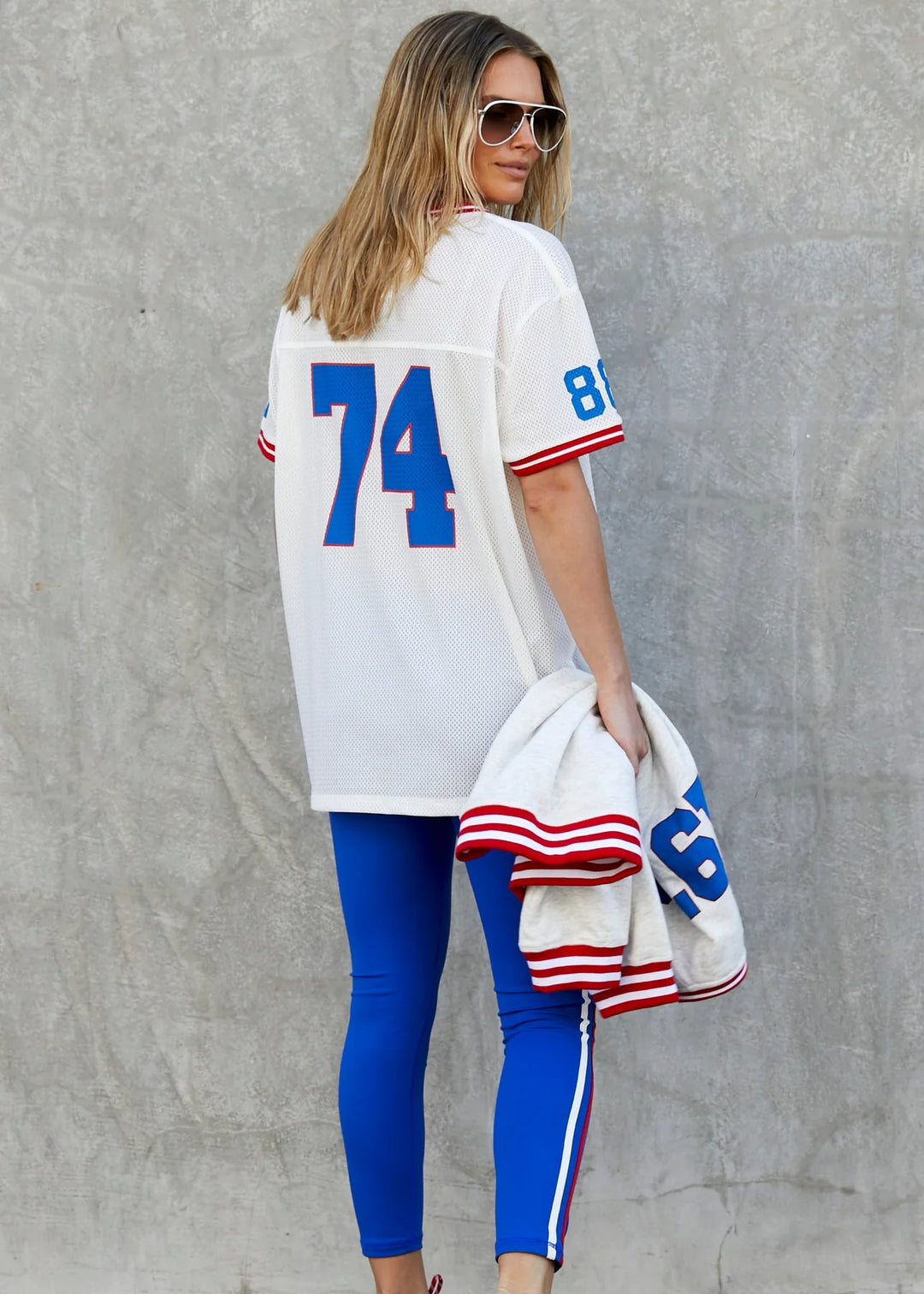 HAMMILL & CO Womens 74 Hammill Sport Mesh Tee in White, WOMENS TEES & TANKS, CAT HAMMILL, Elwood 101