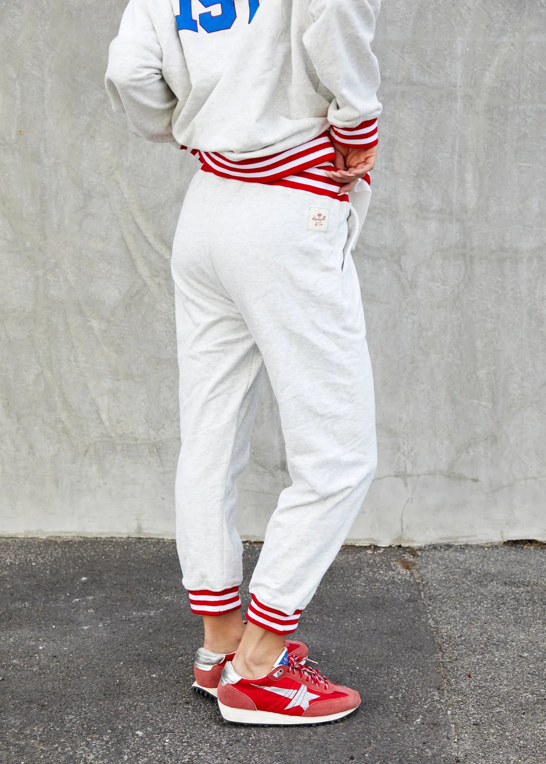 HAMMILL & CO Womens 74 Hammill Track Pants in Oatmeal, WOMENS TRACK PANTS, CAT HAMMILL, Elwood 101