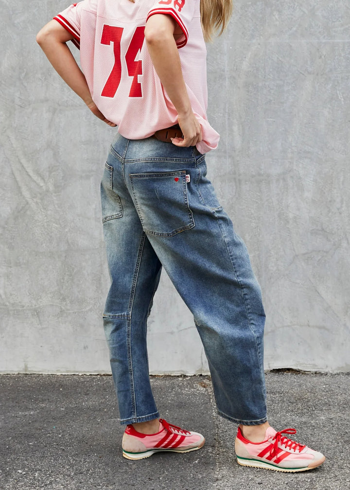 HAMMILL & CO Womens 74 Retro Stretch Carpenter Jean in Stretch Denim, WOMENS DENIM, CAT HAMMILL, Elwood 101