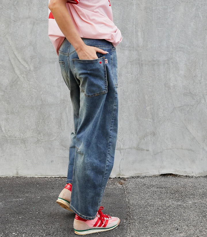 HAMMILL & CO Womens 74 Retro Stretch Carpenter Jean in Stretch Denim, WOMENS DENIM, CAT HAMMILL, Elwood 101